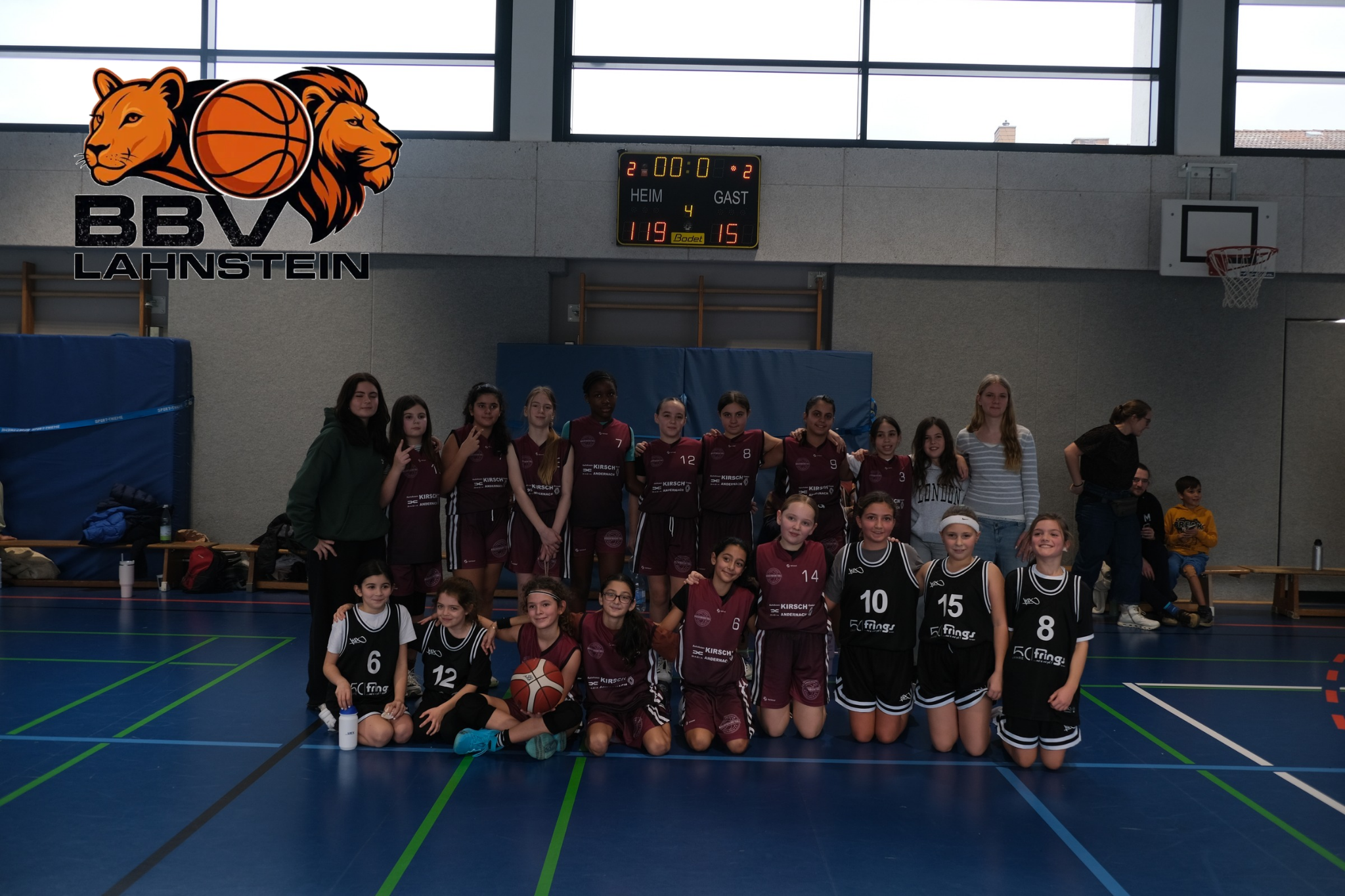 U12w BBV Lahnstein 2 zeigt beeindruckende Teamleistung bei 119:15-Erfolg