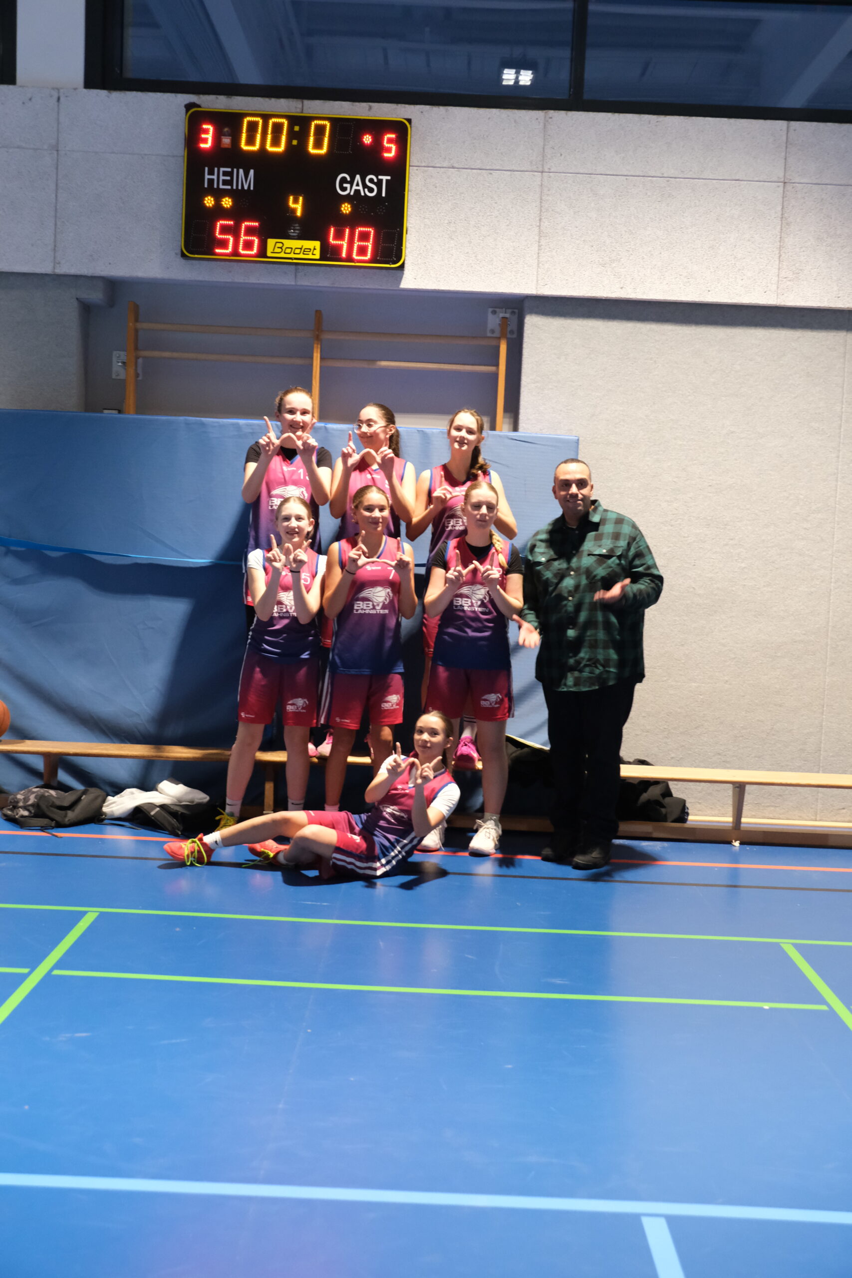 U16w des BBV Lahnstein gewinnt 56:48 gegen TVG Baskets Trier