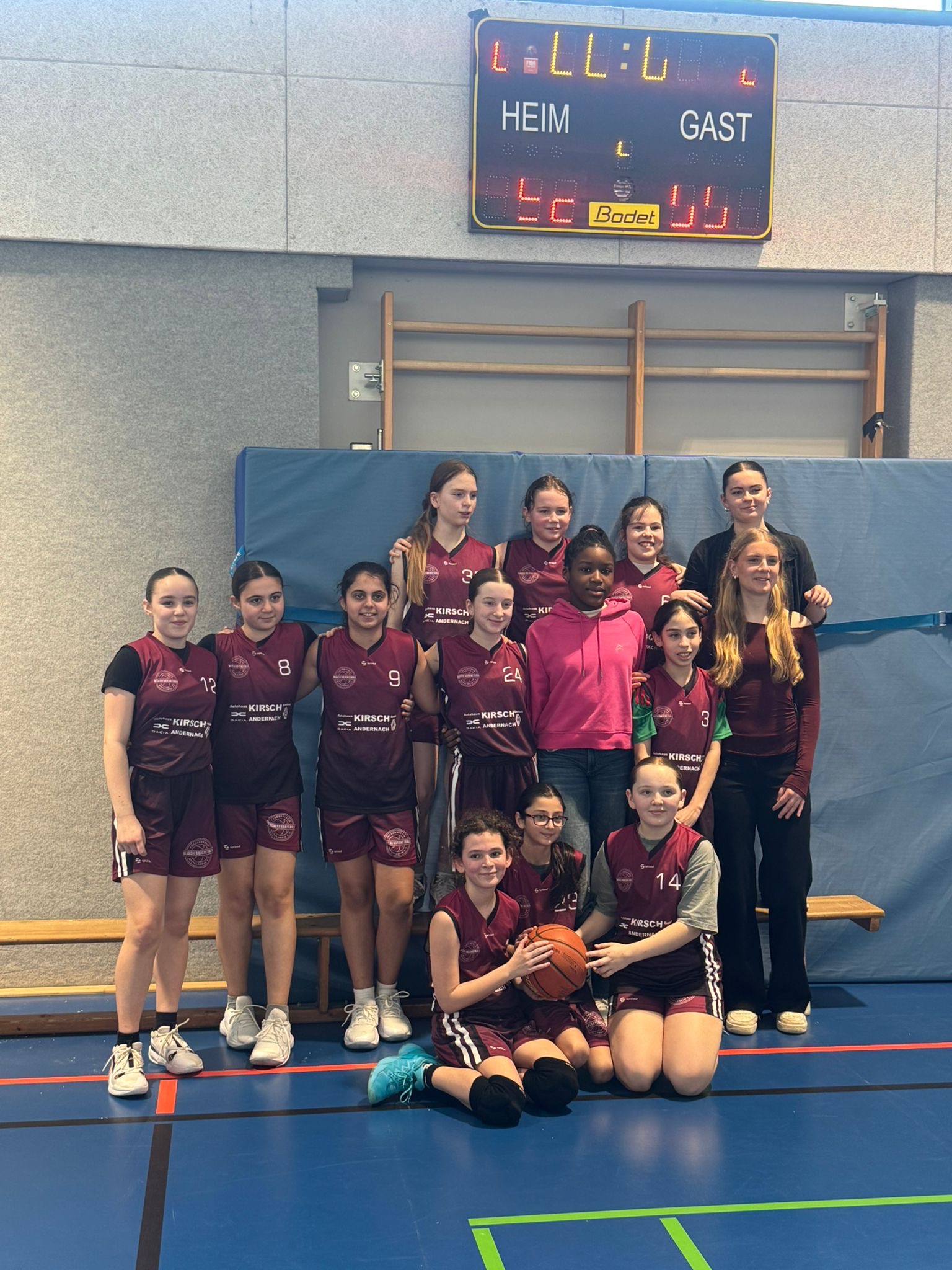 Starke Teamleistung der U12-Mädchen des BBV Lahnstein